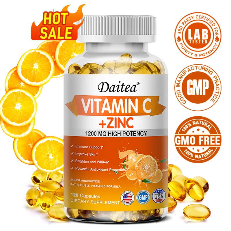 Zinc Supplement 50Mg - Daitea Vitamine C + Zink -