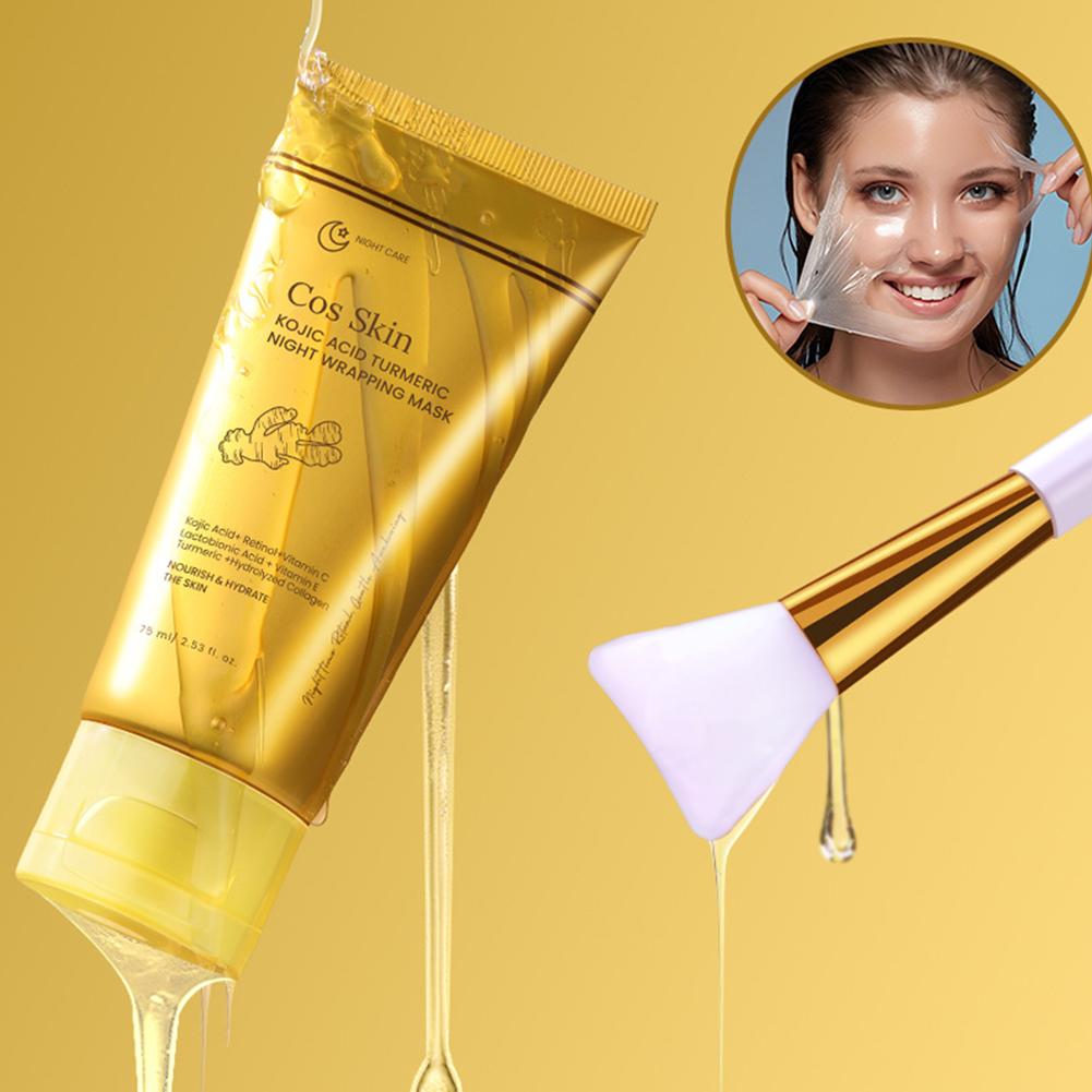 Turmeric Curcumin Capsule - Kojic Acid Kurkuma Peel-Off Mask Voedt