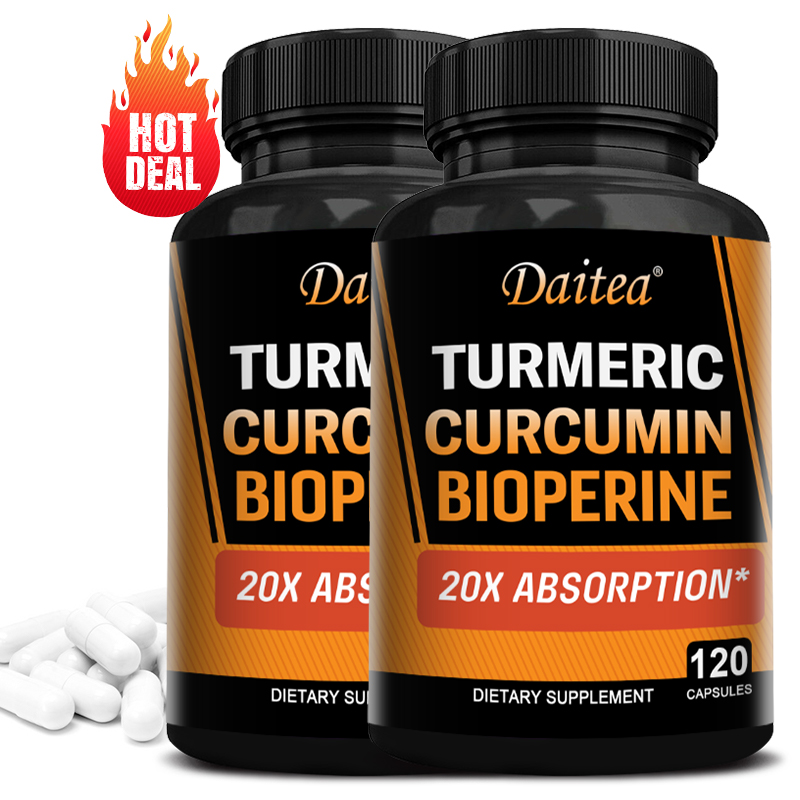 Turmeric Curcumin Capsule - Kurkuma Curcumine Capsules 2500mg met 95%