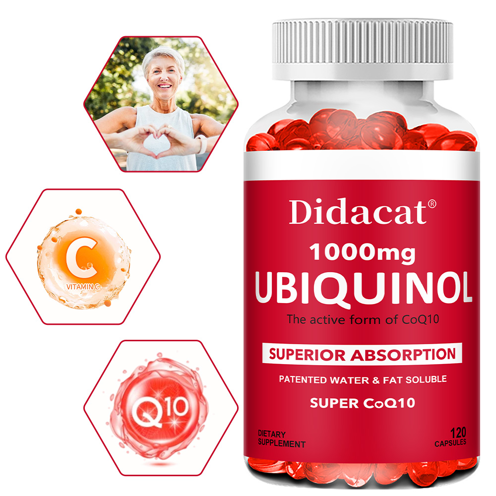 Coq10 Ubiquinol Softgel - Ubiquinol CoQ10 1000mg Softgels, Actieve Vorm,