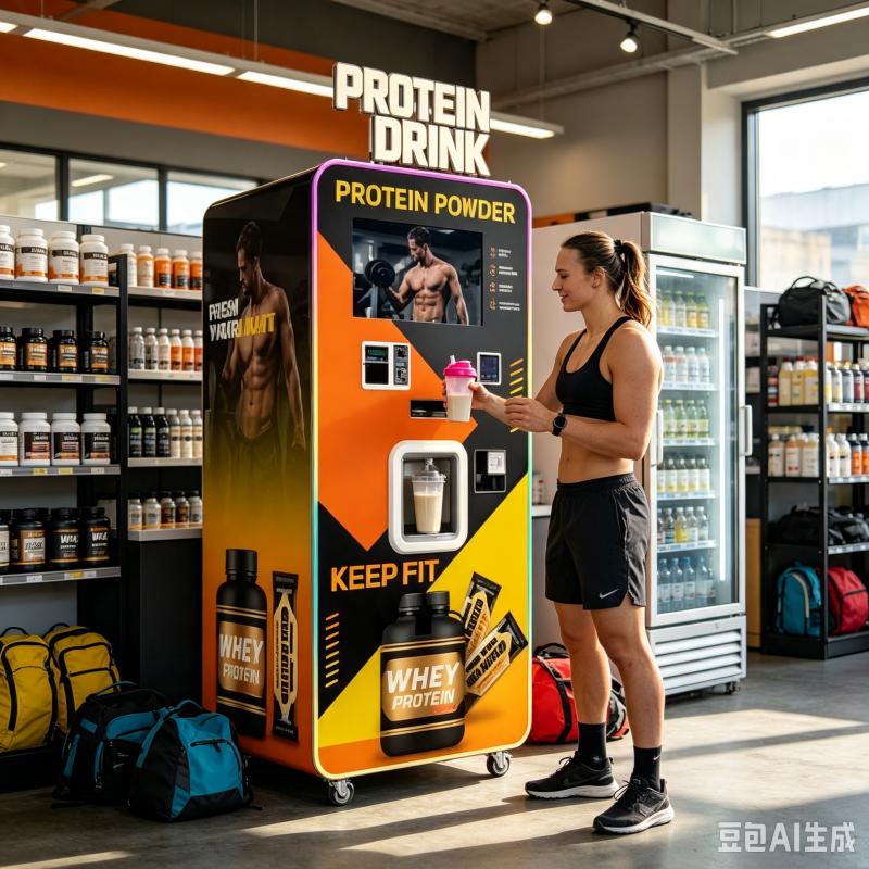 Nutrition Fitness Club - Automatische Proteïne Shake Automaat met Aangepaste