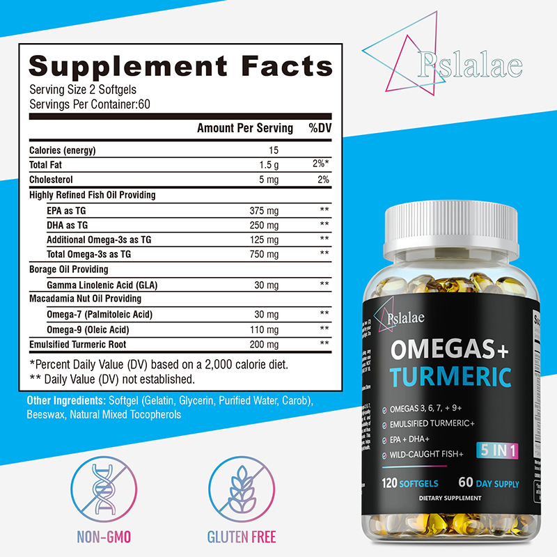 Omegas+ Kurkuma Capsules - Ver - Turmeric Curcumin Capsule recensie en prijs