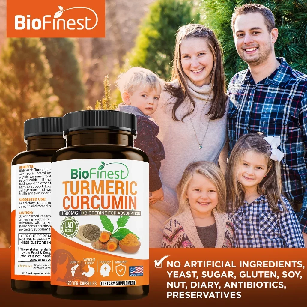 Biofijnste curcumine 1500 mg 9 - Turmeric Curcumin Capsule recensie en prijs