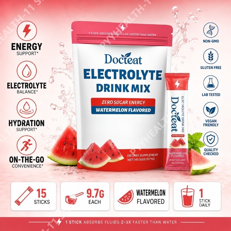Watermeloen Elektrolyten Drink - Electrolyte Powder Pack recensie en prijs