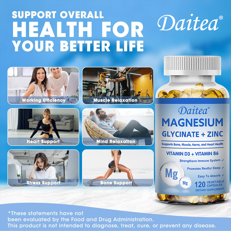 Daitea magnesium- en zinkcapsu - Zinc Supplement 50Mg recensie en prijs