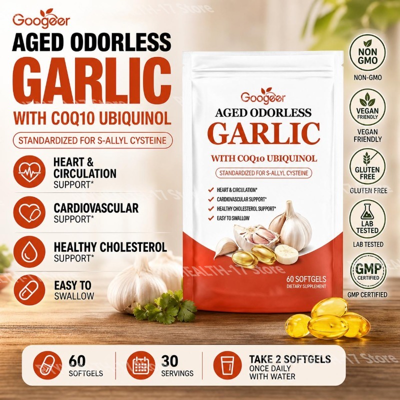 Googeer Aged Odorless Garlic S - Coq10 Ubiquinol Softgel recensie en prijs