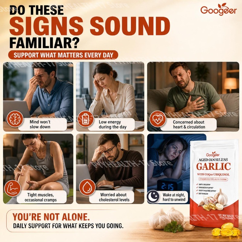 Googeer Aged Odorless Garlic S - Coq10 Ubiquinol Softgel recensie en prijs