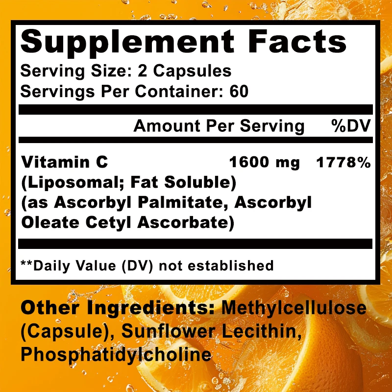 Liposomale vitamine C 1600 mg  - Zinc Supplement 50Mg recensie en prijs