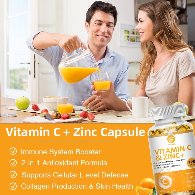 Vitakit Vitamine C 1000 mg met - Zinc Supplement 50Mg recensie en prijs