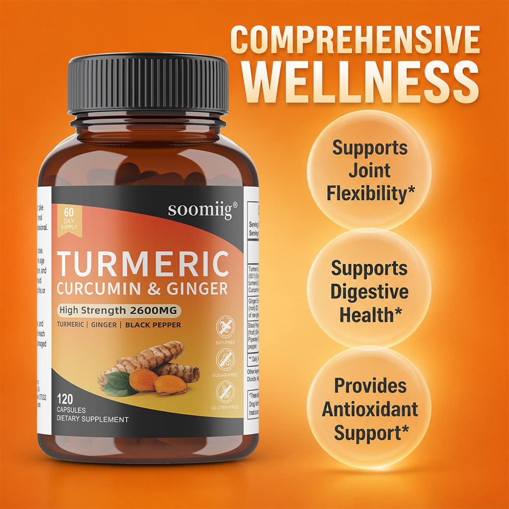 Kurkuma, gember & zwarte peper - Turmeric Curcumin Capsule recensie en prijs