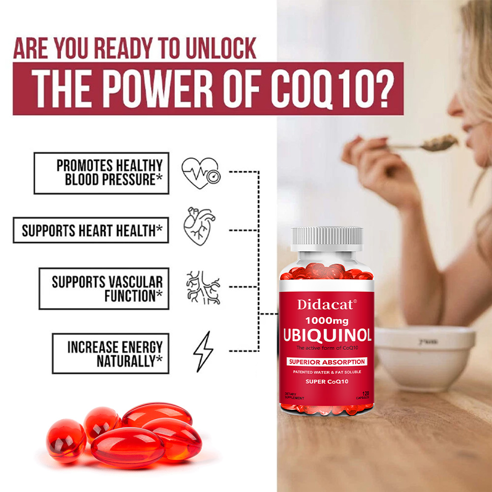 Ubiquinol CoQ10 1000mg Softgel - Coq10 Ubiquinol Softgel recensie en prijs