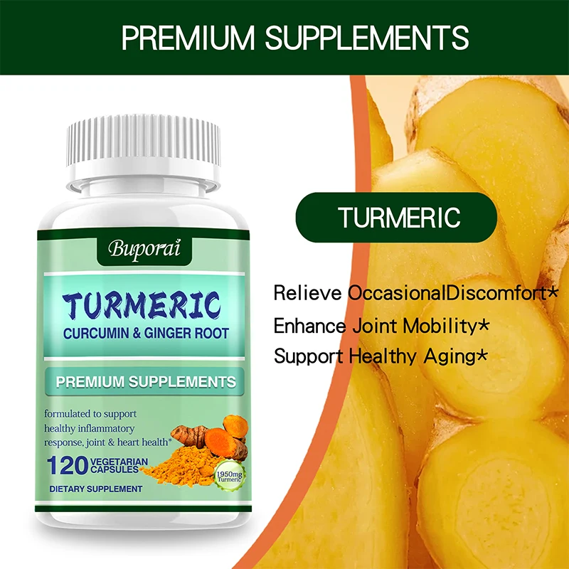 Kurkuma Curcumine + Gemberwort - Turmeric Curcumin Capsule recensie en prijs