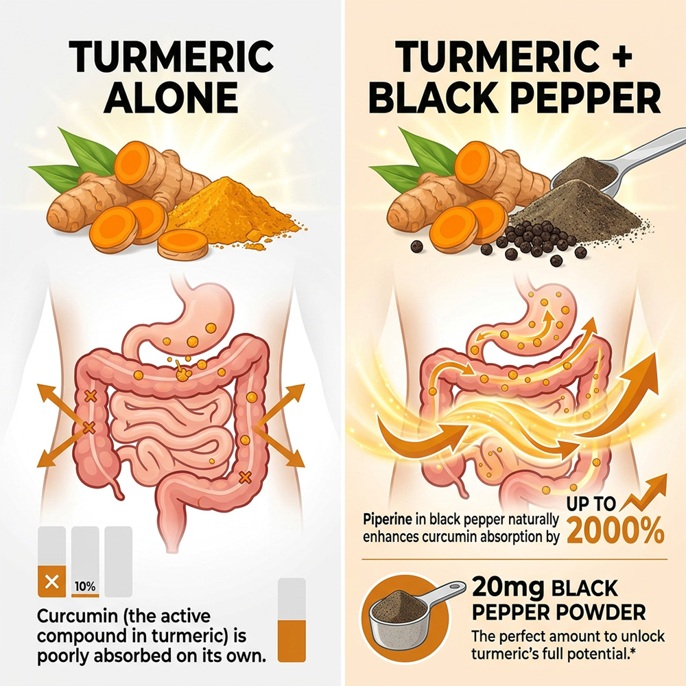 Kurkuma Curcumine met Zwarte P - Turmeric Curcumin Capsule recensie en prijs